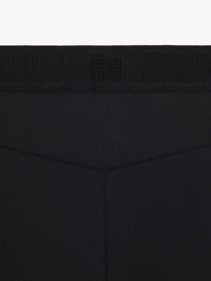 Leggings In Jersey With Waistband Black Women Givenchy Pants and Shorts