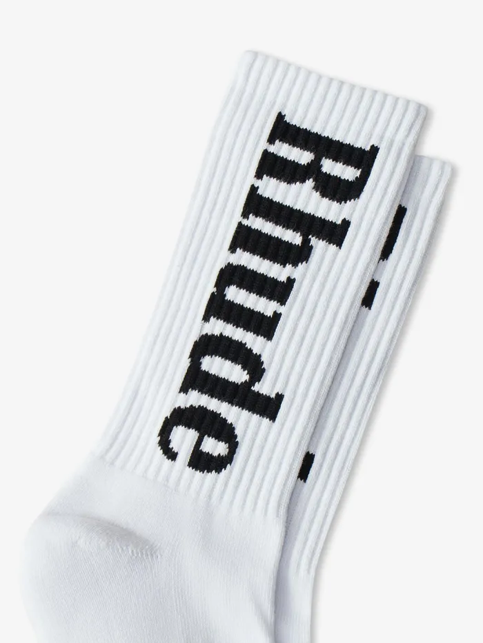Logo Sock Unisex Rhude Socks