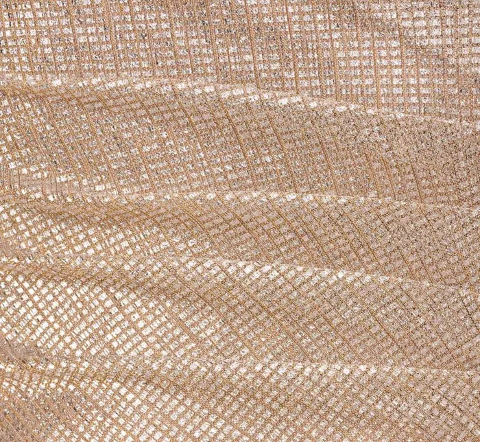 Long Dresses Womens Adrianna Papell Metallic Foil Knit Draped Long Gown In Alabaster