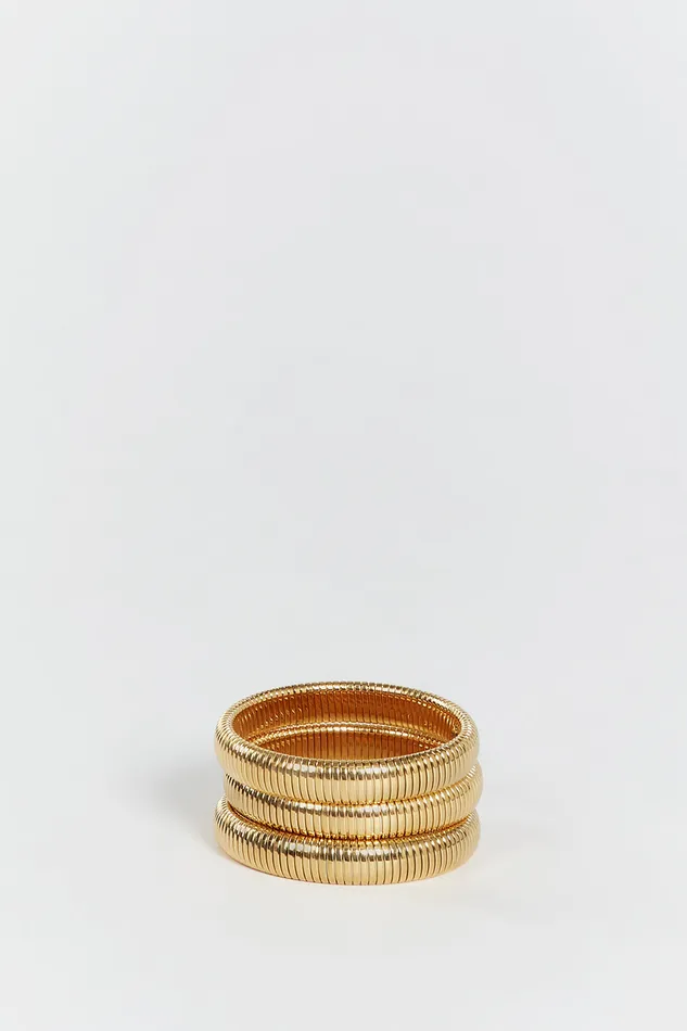 LUV AJ FLEX CHAIN BRACELETS GOLD Women DISSH Jewellery