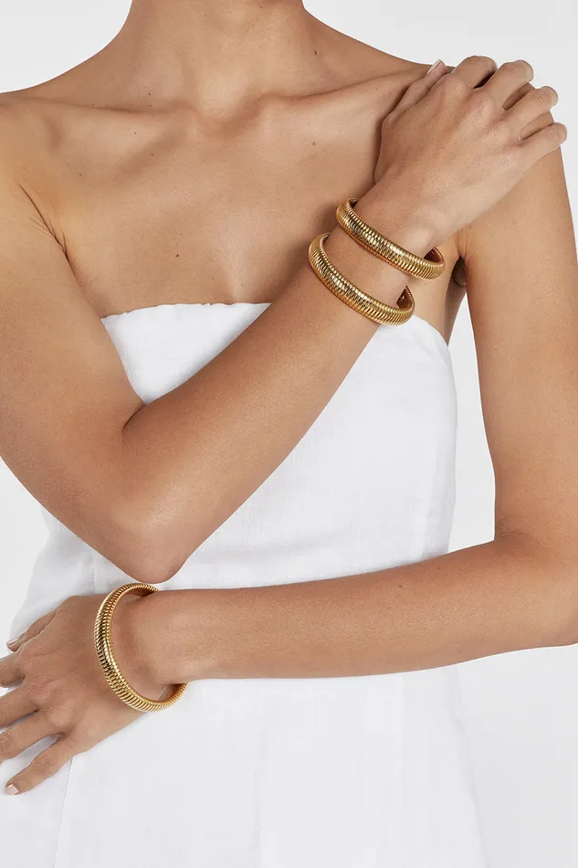 LUV AJ FLEX CHAIN BRACELETS GOLD Women DISSH Jewellery