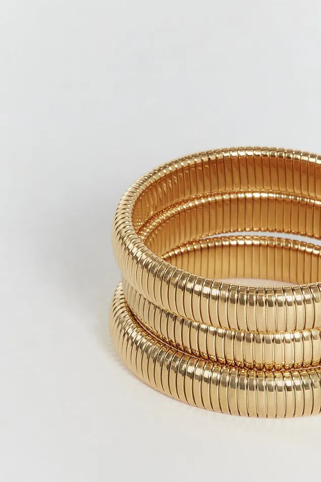 LUV AJ FLEX CHAIN BRACELETS GOLD Women DISSH Jewellery