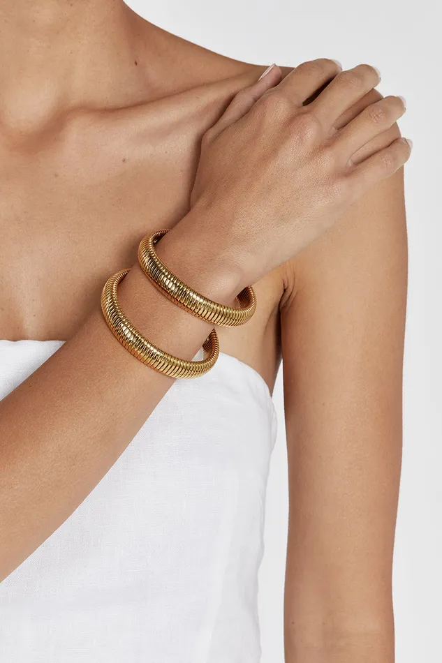 LUV AJ FLEX CHAIN BRACELETS GOLD Women DISSH Jewellery