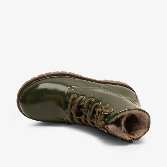 maia tex green polido Green Winter boots bisgaardshoes KIDS