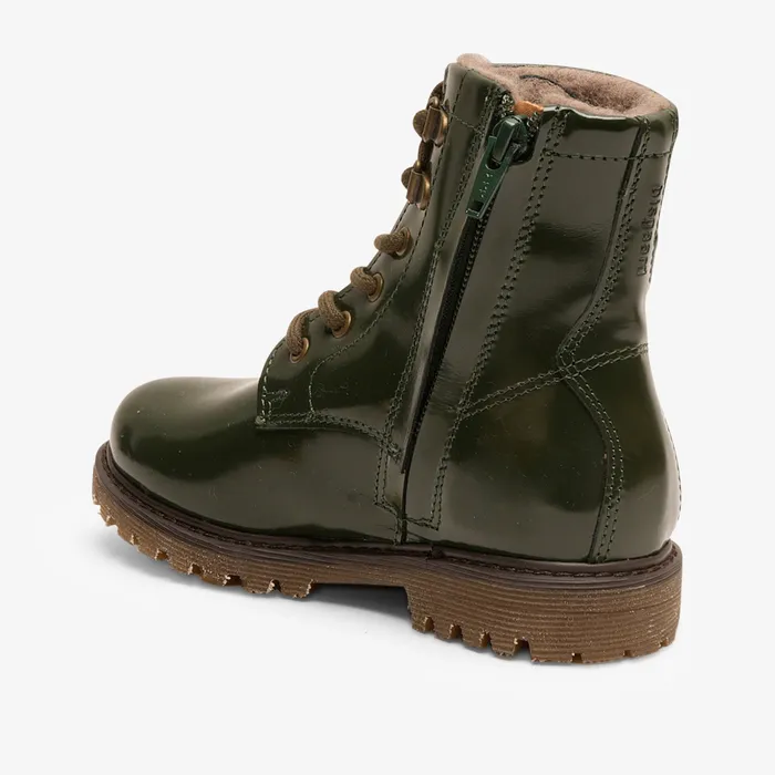 maia tex green polido Green Winter boots bisgaardshoes KIDS