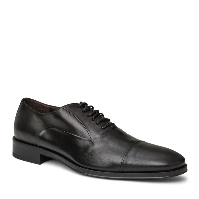 Maioco Leather Oxford 8211 Black Men Bruno Magli Dress Shoes
