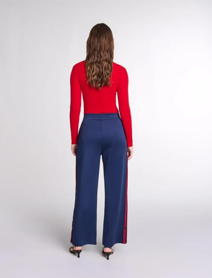 Maje Tops and Shirts Womens Wool And Silk Bodysuit Red