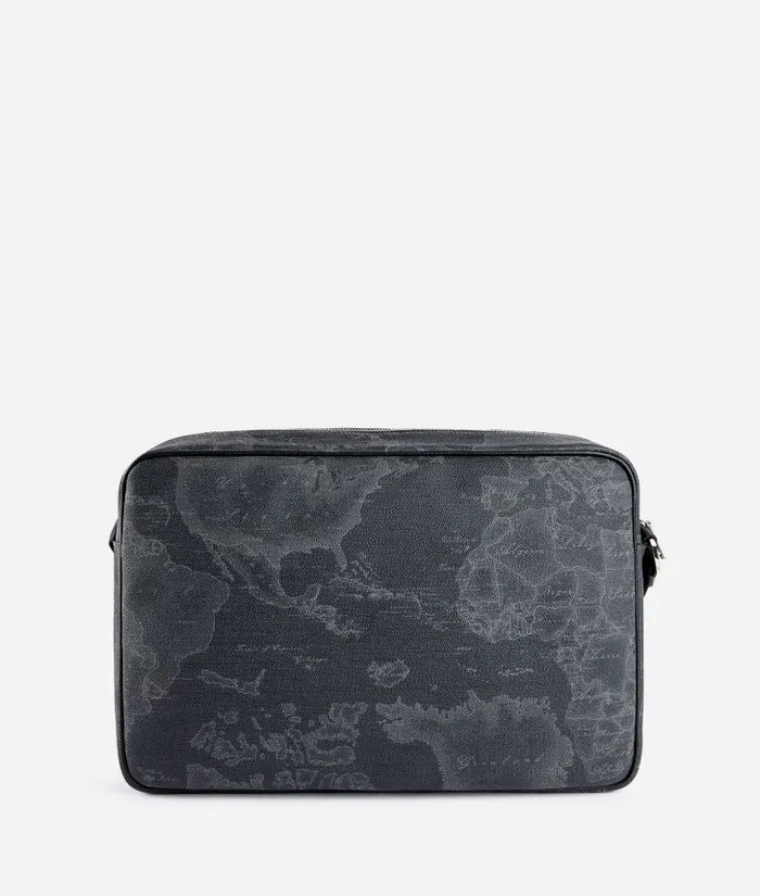 Man Briefcase Alviero Martini Geo Black Messenger Bag