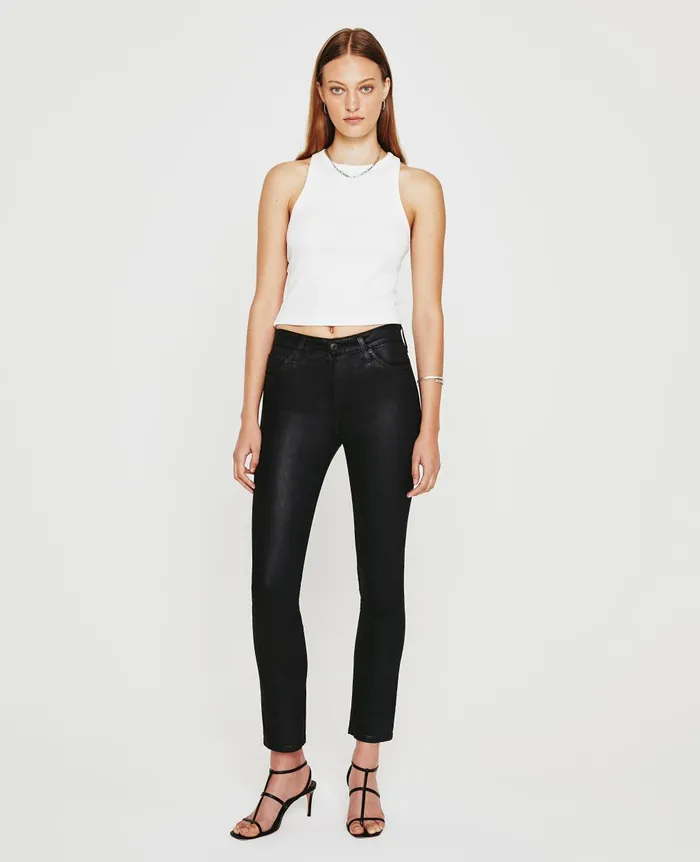 Mari Ltt Lt Super Black Women AG Jeans Pants