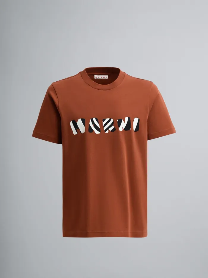 Marni Organic Jersey Embroidered Logo Tshirt Henne Mens Sweatshirts and Tshirts Marni Organic Jersey Embroidered Logo Tshirt Henne Mens Sweatshirts and Tshirts