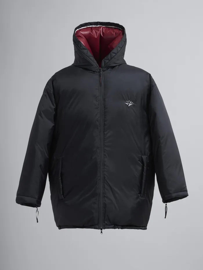 Marni Ripstop Nylon Down Jacket Black Mens Coats and Jackets