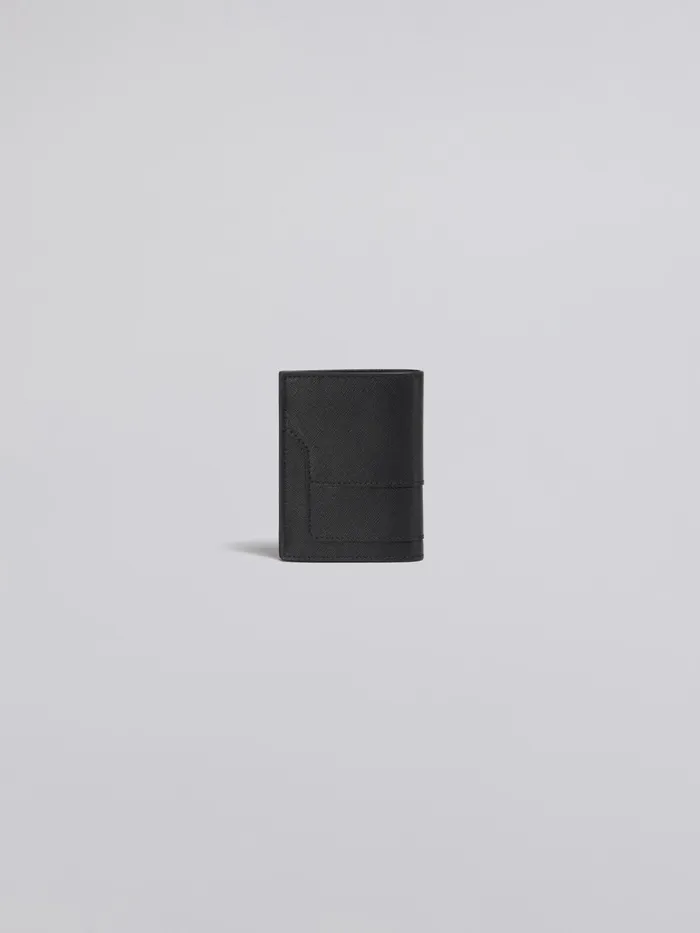 Marni Saffiano Leather Bifold Wallet Black Womens Wallets and Small Leather Goods Marni Saffiano Leather Bifold Wallet Black Womens Wallets and Small Leather Goods