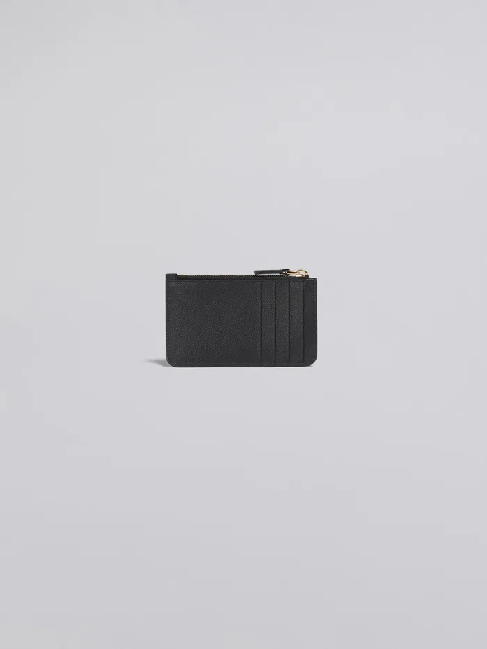 Marni Saffiano Leather Card Case Black Womens Wallets and Small Leather Goods Marni Saffiano Leather Card Case Black Womens Wallets and Small Leather Goods