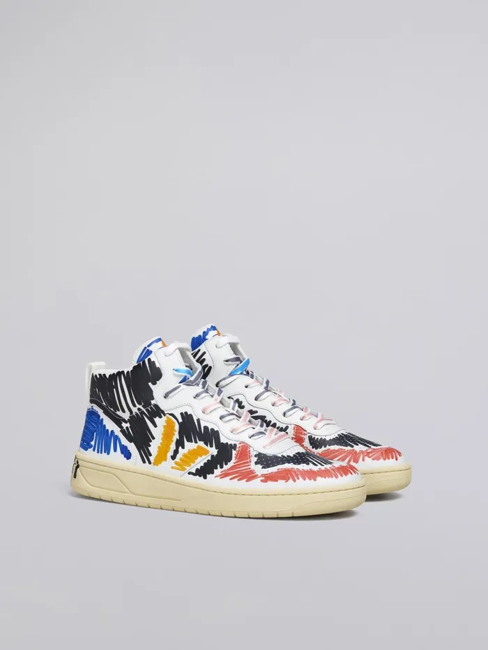 Marni V15 Veja X Black Womens Sneakers Marni V15 Veja X Black Womens Sneakers
