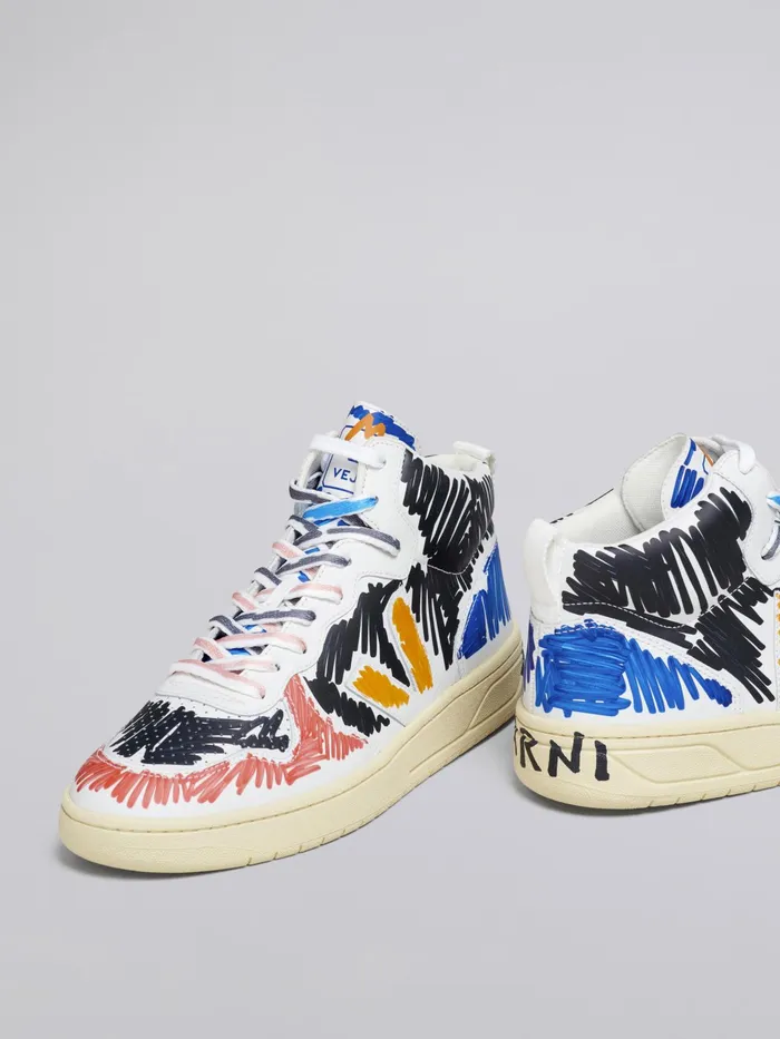 Marni V15 Veja X Black Womens Sneakers Marni V15 Veja X Black Womens Sneakers