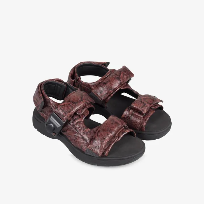 Martine Rose Mens Sandal 1 Brown Snake Men Clarks Sandals and Flip Flops