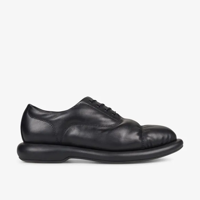 Martine Rose Womens Oxford 1 Black Leather Women Clarks Loafers and Oxfords