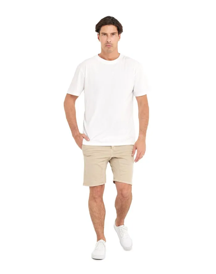 Men039s Short DENING SHORT CHINO CREAM Eshop PullIn Dening Shorts