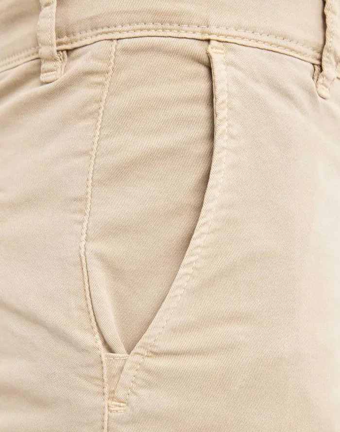Men039s Short DENING SHORT CHINO CREAM Eshop PullIn Dening Shorts