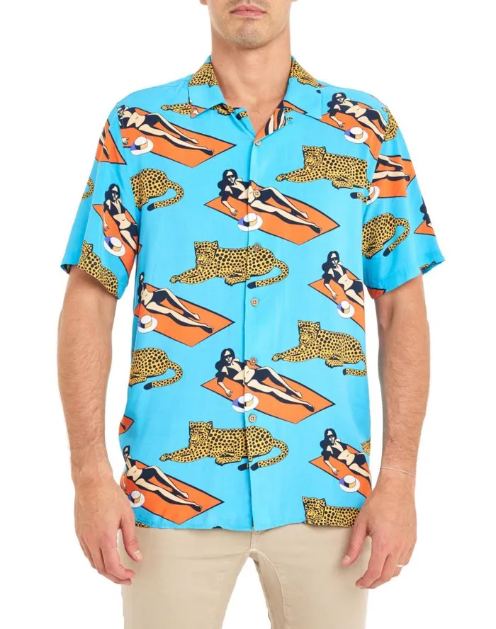 Men039s Unisex Shirt CHEETAH Eshop PullIn Shirts