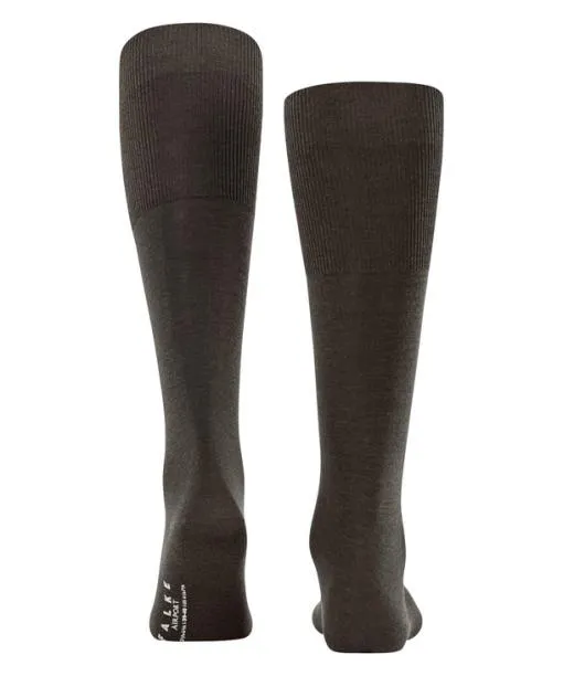 Men Airport Men Kneehigh Socks Brown Mel FALKE Knee High Socks