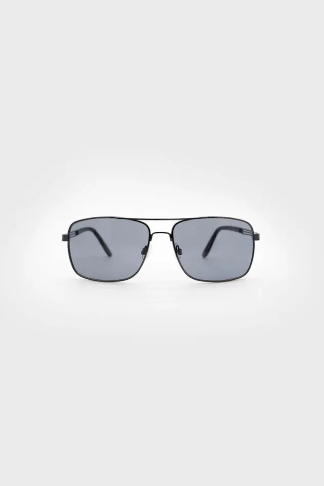 Men Aviator Sunglasses Gunmetal Buffalo David Bitton Sunglasses