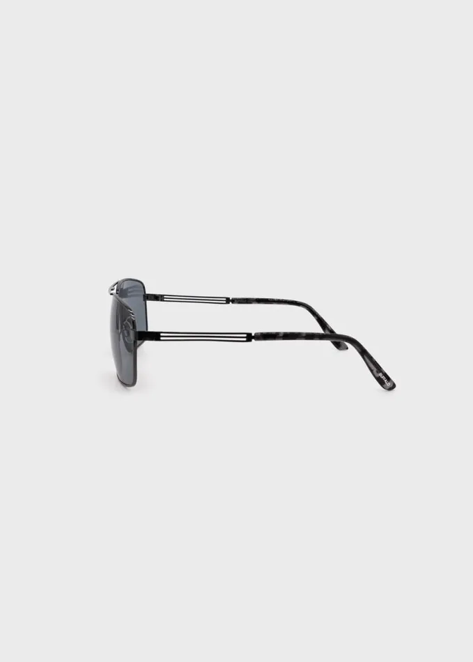 Men Aviator Sunglasses Gunmetal Buffalo David Bitton Sunglasses