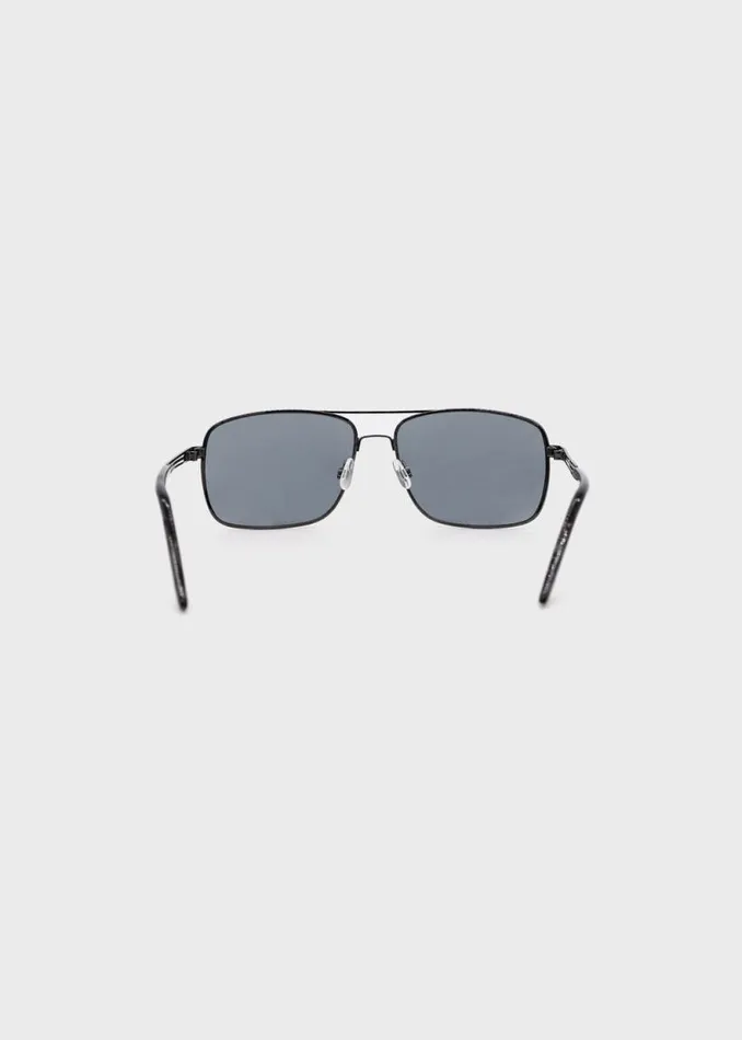 Men Aviator Sunglasses Gunmetal Buffalo David Bitton Sunglasses