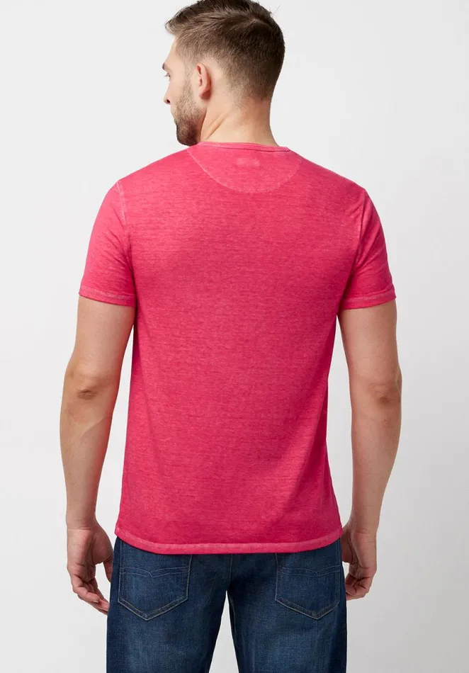 Men Buttoned Henley Kasum Off White TShirt Milk Buffalo David Bitton Tops and Tees
