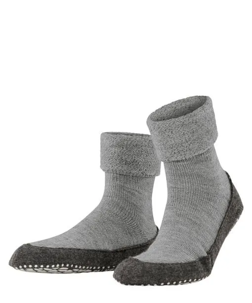 Men Cosyshoe Men Slippers Grey Mel FALKE House Socks and Slippers