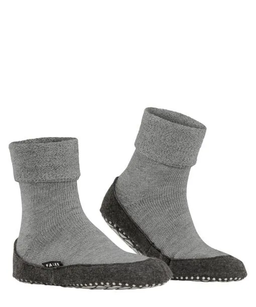 Men Cosyshoe Men Slippers Grey Mel FALKE House Socks and Slippers