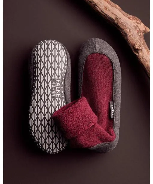 Men Cosyshoe Men Slippers Grey Mel FALKE House Socks and Slippers