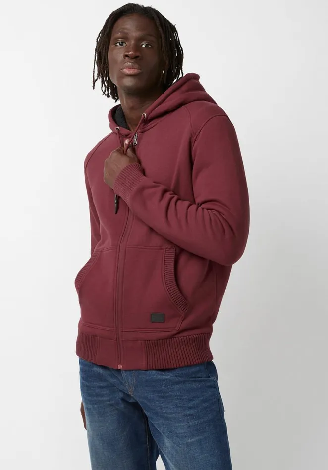 Men Fasox Red Mens Sweatshirt Oxblood Buffalo David Bitton Sweatshirts and Hoodies