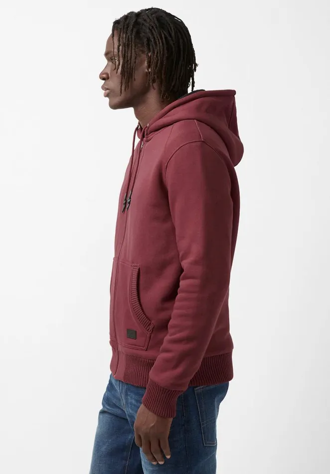 Men Fasox Red Mens Sweatshirt Oxblood Buffalo David Bitton Sweatshirts and Hoodies