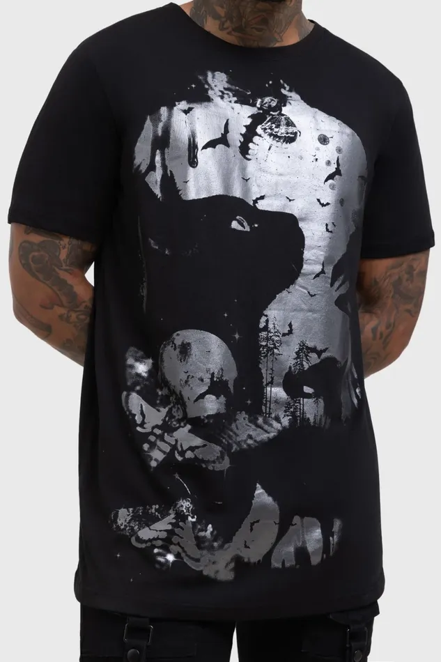Men Graphic Tops Killstar Dark Serenity TShirt