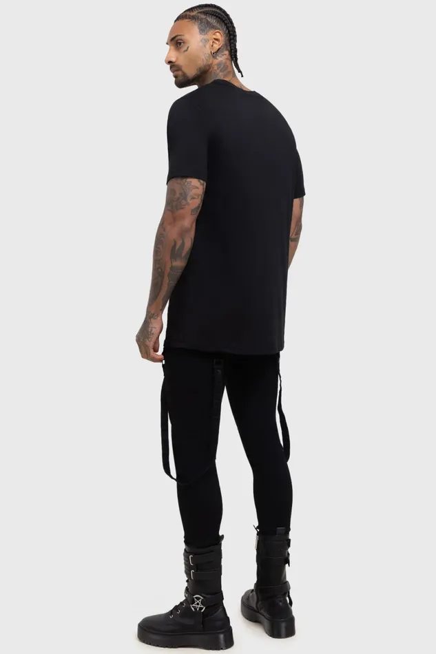 Men Graphic Tops Killstar Dark Serenity TShirt