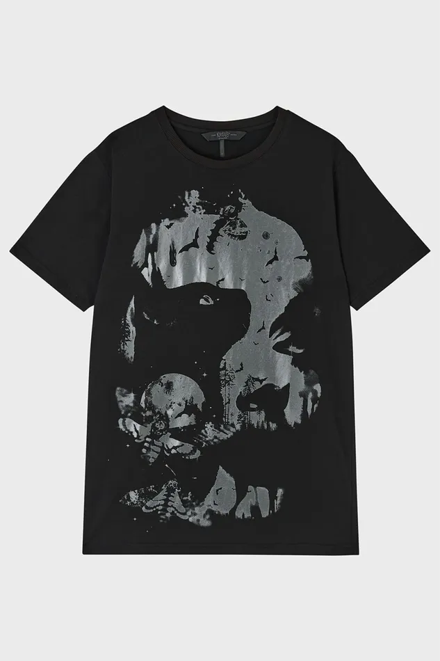 Men Graphic Tops Killstar Dark Serenity TShirt