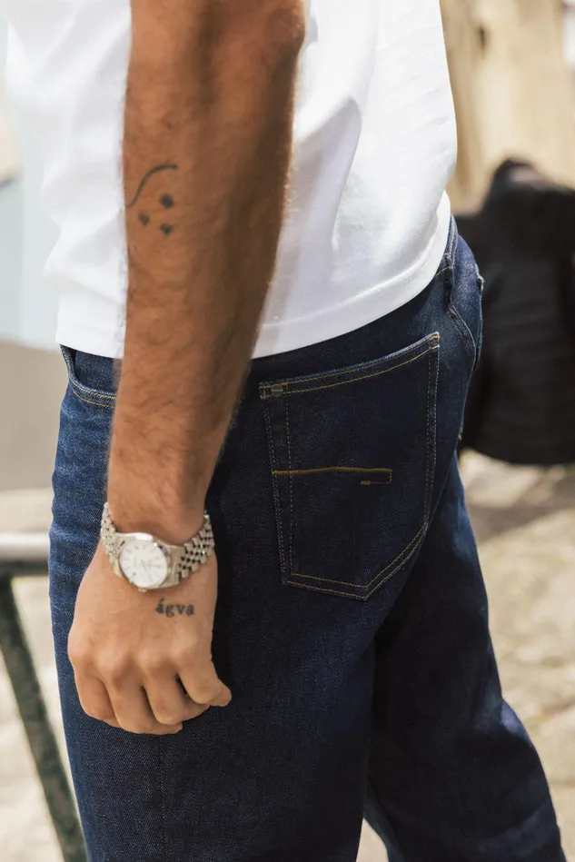 Men Jeans MOS MOSH MMGEric Verona Jeans Dark Blue Denim