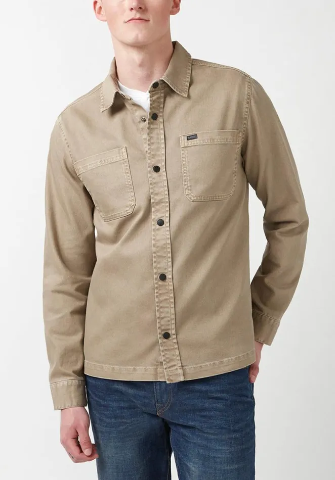 Men Josh Mink Men039s Shirt Jacket Mink Buffalo David Bitton Jackets