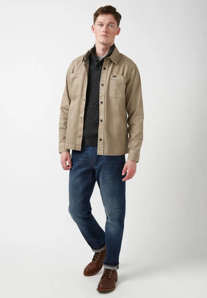 Men Josh Mink Men039s Shirt Jacket Mink Buffalo David Bitton Jackets