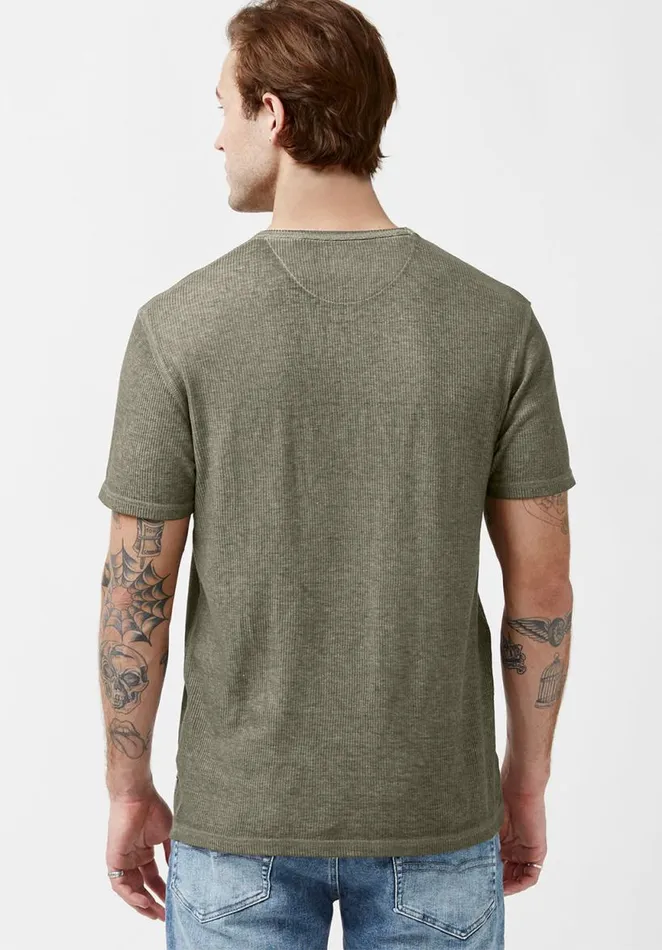 Men Kabut Fern ShortSleeve Mens Top Fern Buffalo David Bitton Tops and Tees