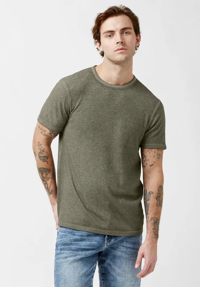Men Kabut Fern ShortSleeve Mens Top Fern Buffalo David Bitton Tops and Tees