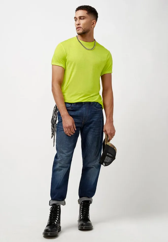 Men Kathin Faded Navy TShirt Whale Buffalo David Bitton Tops and Tees