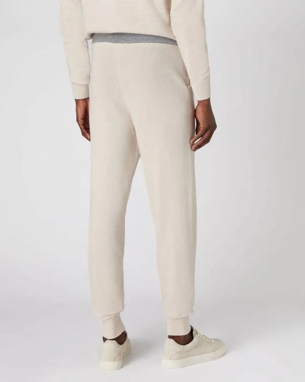 Men Men039s Cashmere Lounge PantsIn Almond White Almond White NPeal Pants
