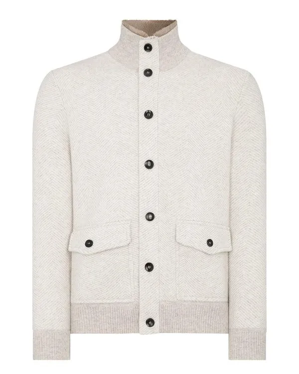 Men Men039s Herringbone Cashmere JacketIn Sand Brown Sand Brown NPeal Coats and Jackets