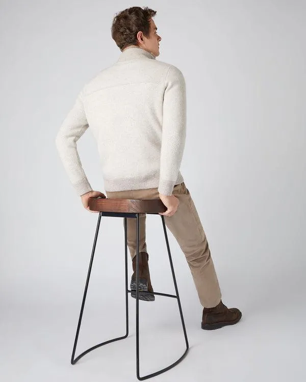 Men Men039s Herringbone Cashmere JacketIn Sand Brown Sand Brown NPeal Coats and Jackets