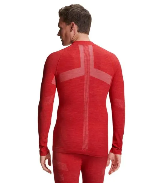 Men Men Long Sleeve Shirt WoolTech Tangerine FALKE Long Sleeve Shirts