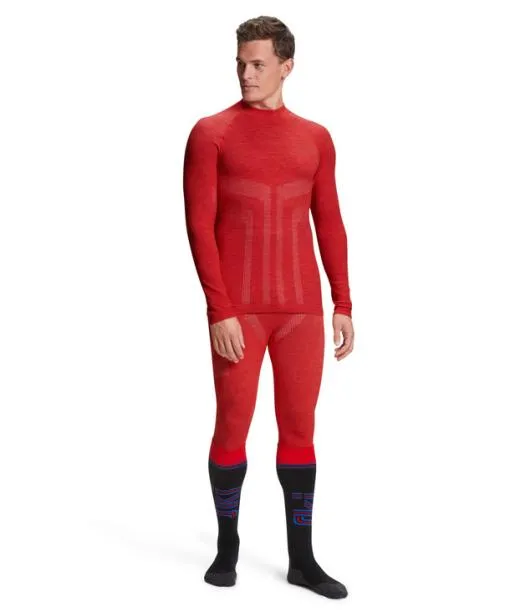 Men Men Long Sleeve Shirt WoolTech Tangerine FALKE Long Sleeve Shirts