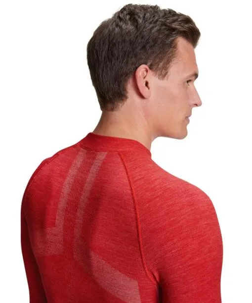 Men Men Long Sleeve Shirt WoolTech Tangerine FALKE Long Sleeve Shirts