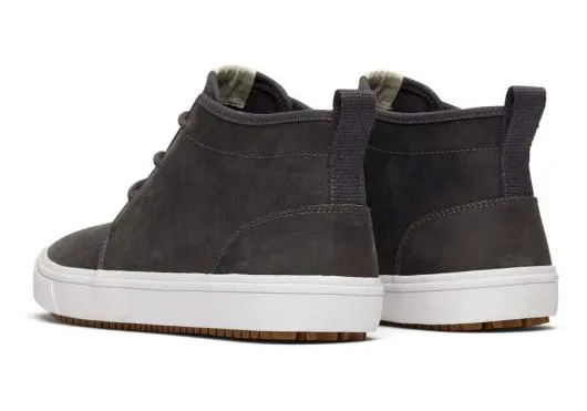Men MenCarlo Mid Terrain Grey Water Resistant Sneaker Water Resistant Forged Iron TOMS Boots